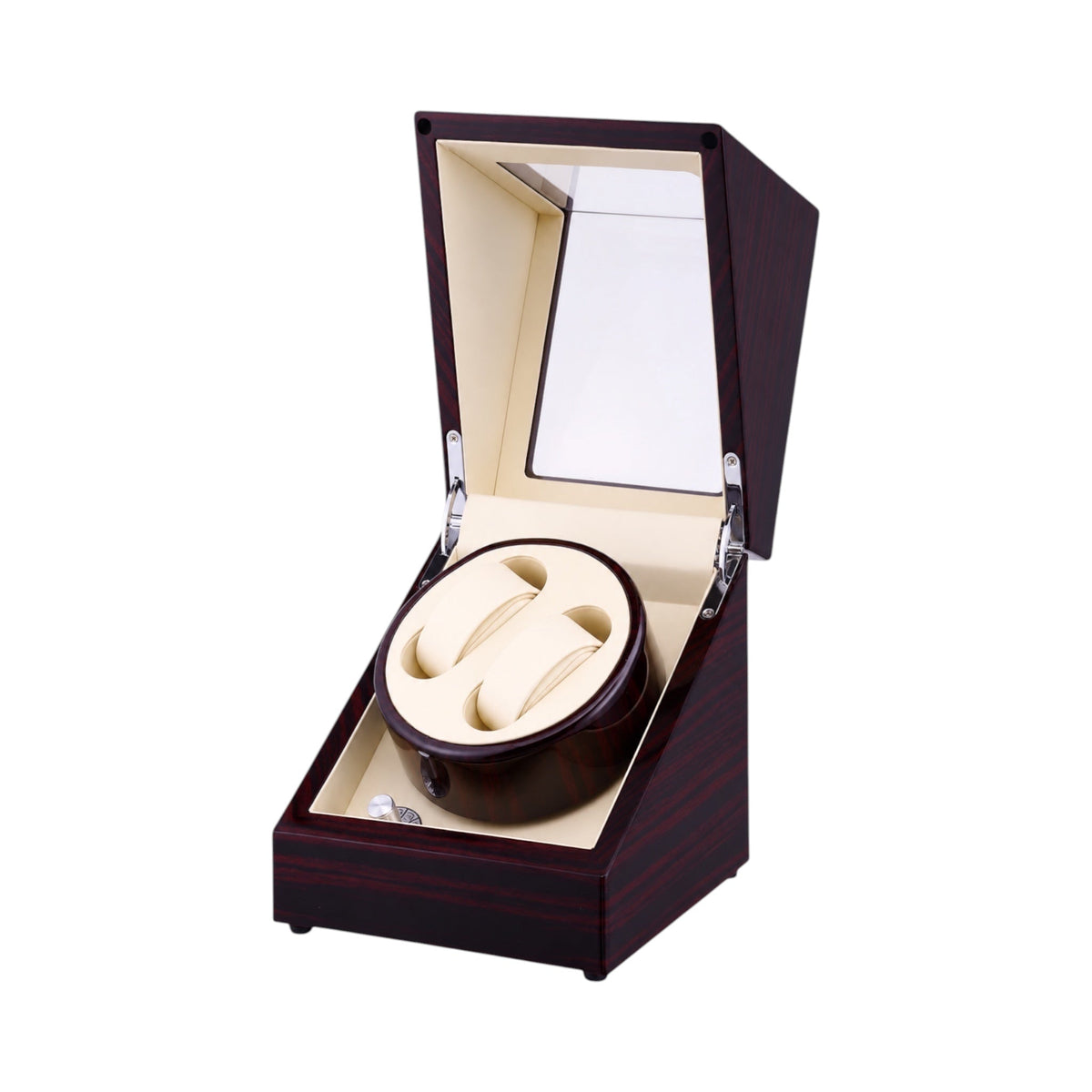 Remontoir 2 montres automatiques bois et métal – Gémeaux