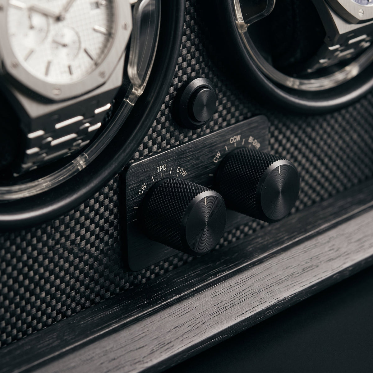 Remontoir de Montre Duo Ardoise & Carbone
