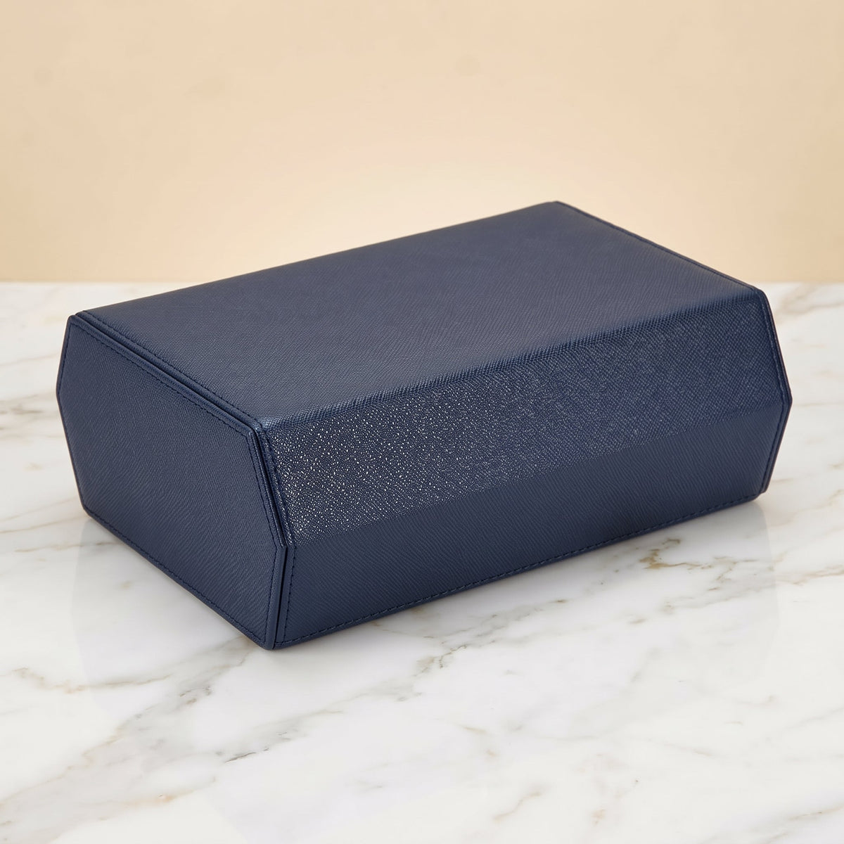 Coffret de Montres Hexagonal 8 Bleu Nuit