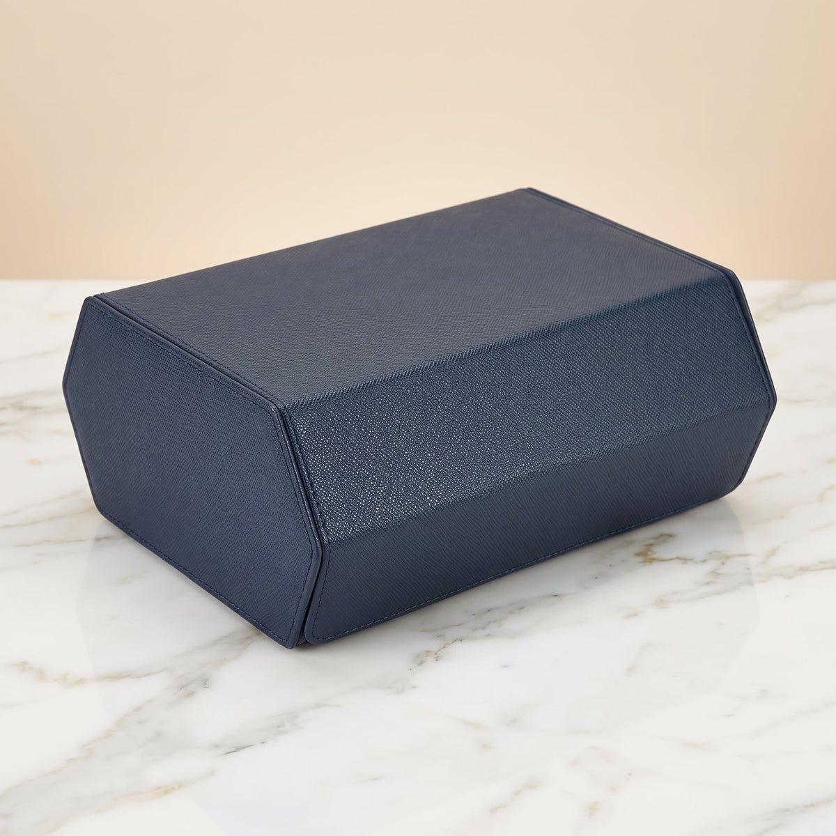 Coffret de Montres Hexagonal 6 Bleu Nuit
