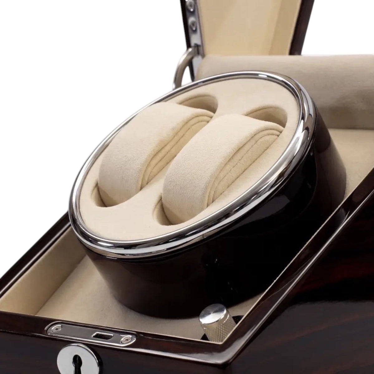 Remontoir 2 montres automatiques bois et métal – Gémeaux